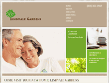 Tablet Screenshot of lindvalegardens.com